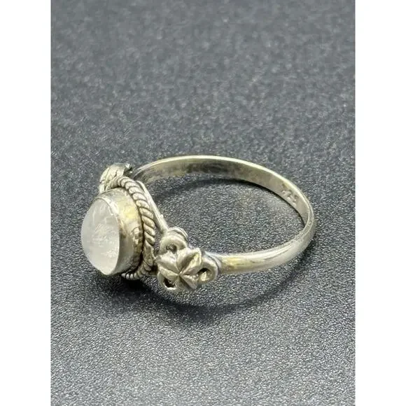 Sterling Silver 925 Moonstone Ring size 7 - Picture 6 of 12